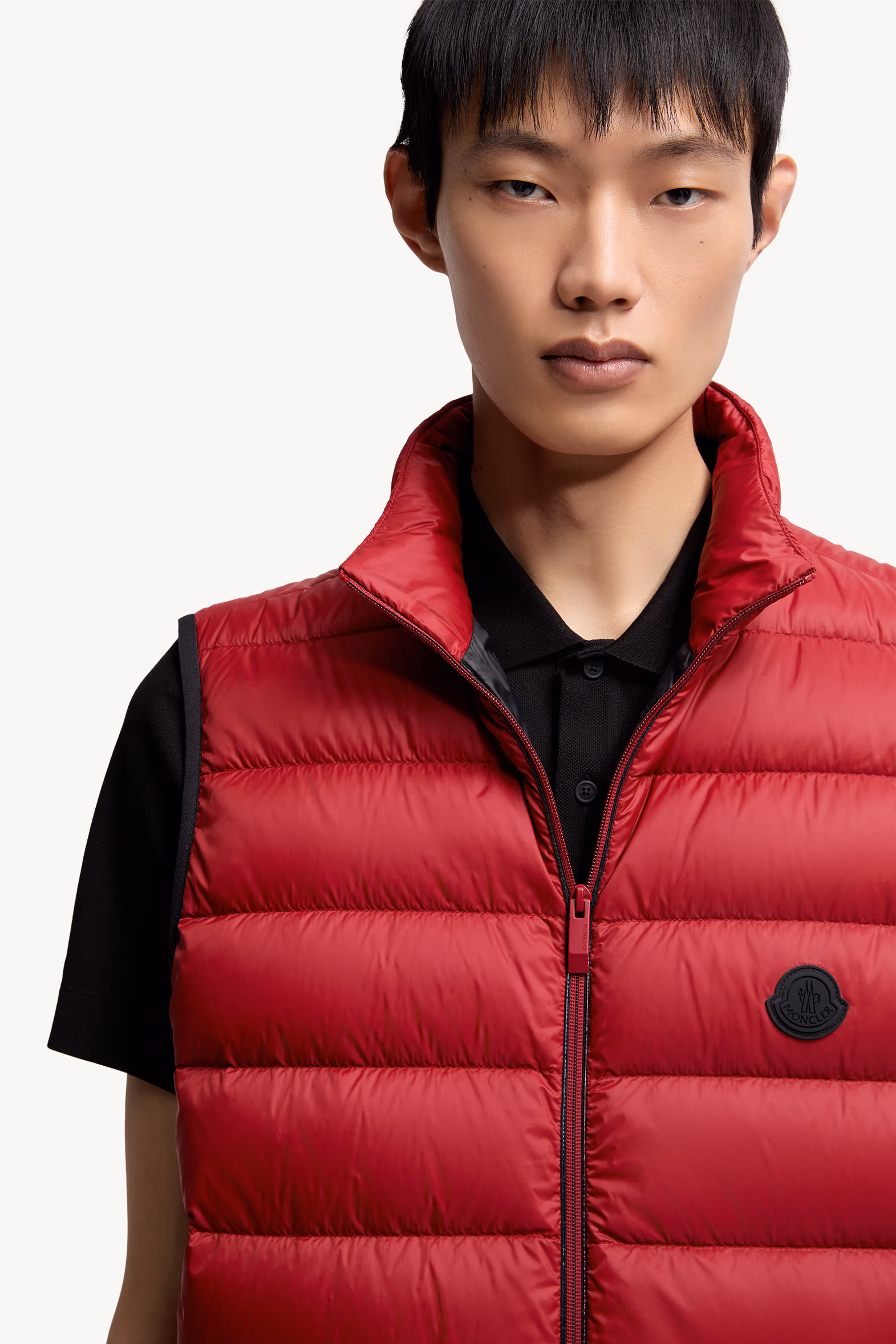 Chaleco plumífero Besne Hombre Rojo Oscuro Moncler 6